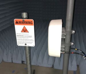 Radiated PIM Test on Safety Sign Support