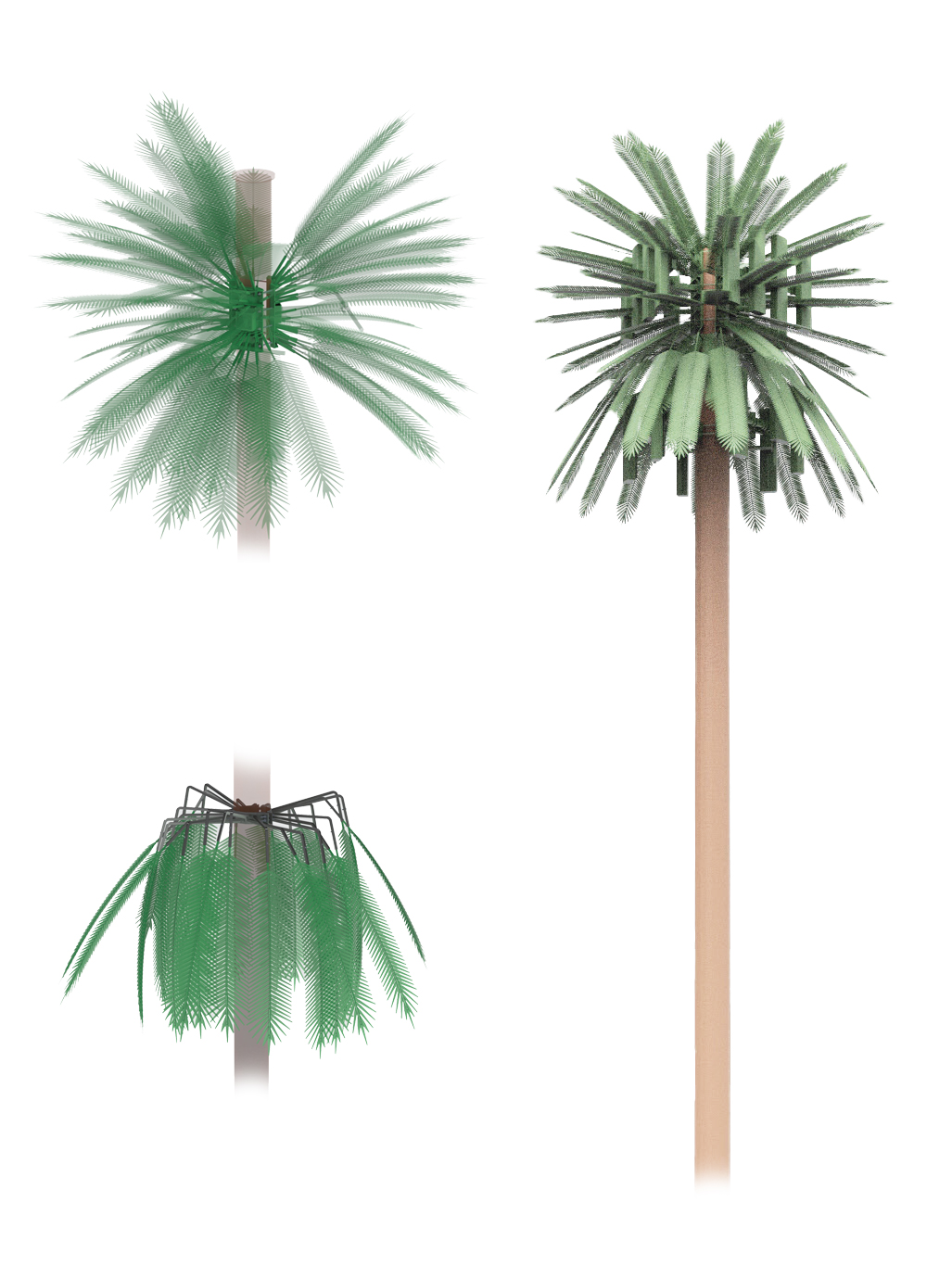 Date Palm Integrated Mounts