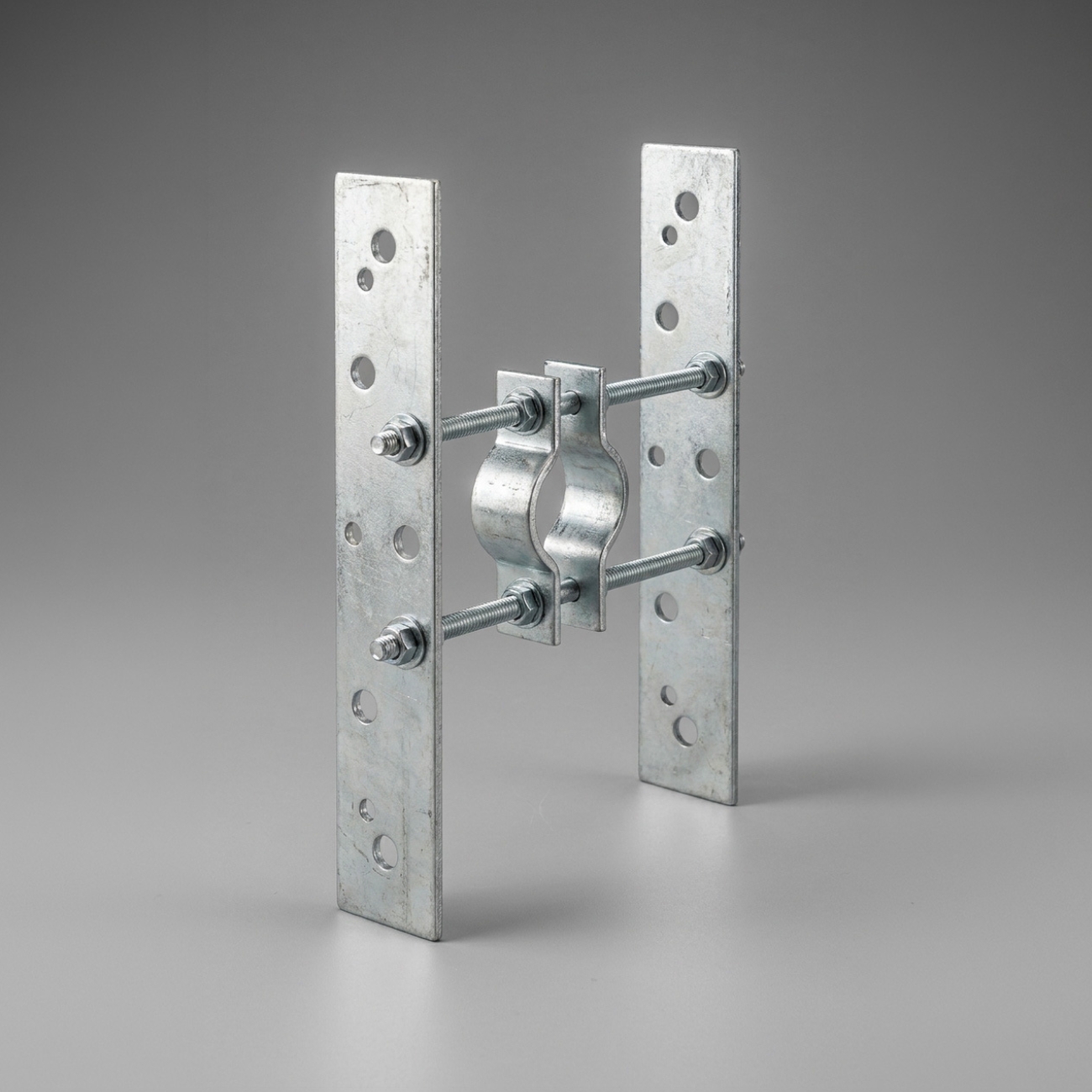 Dual-Sided Steel Cable Support Bar