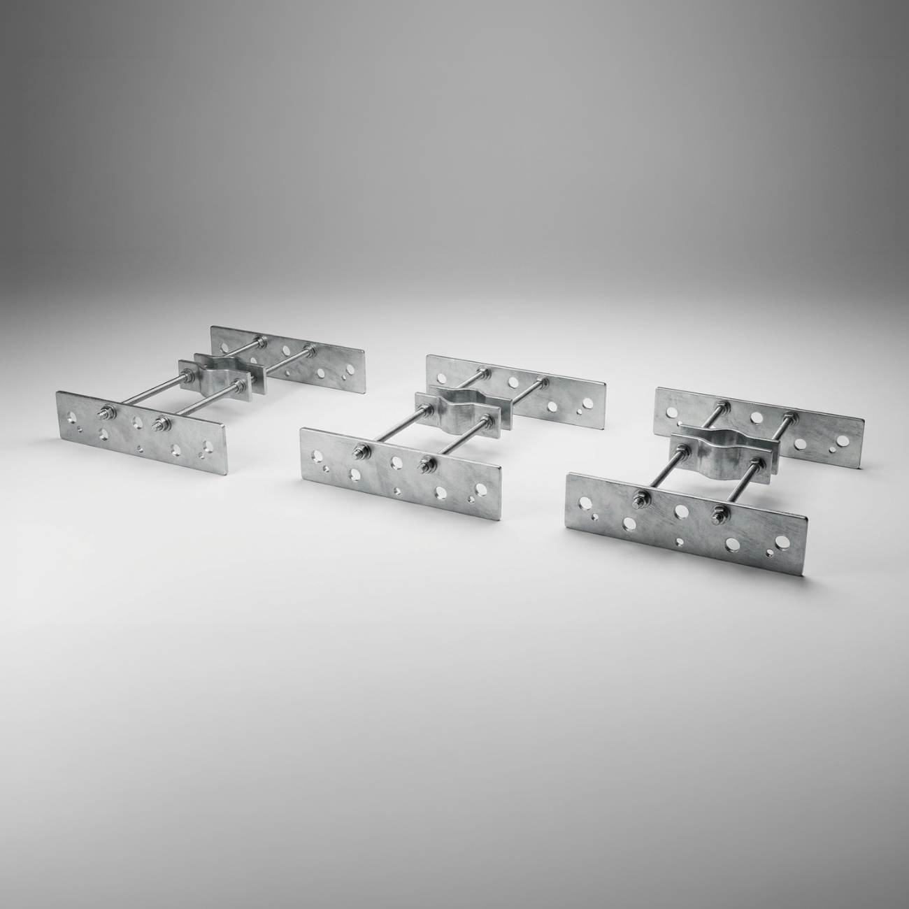 Dual-Sided Steel Cable Support Bar image 2